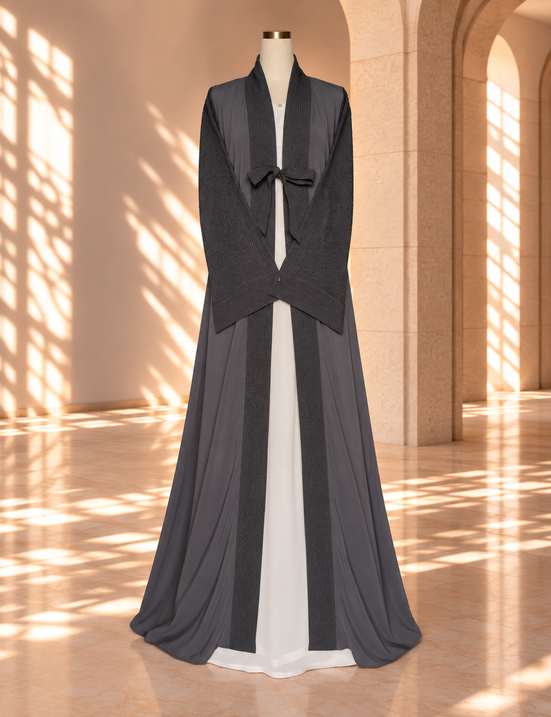 Dual Layer Cape Robe by SALIHAAT