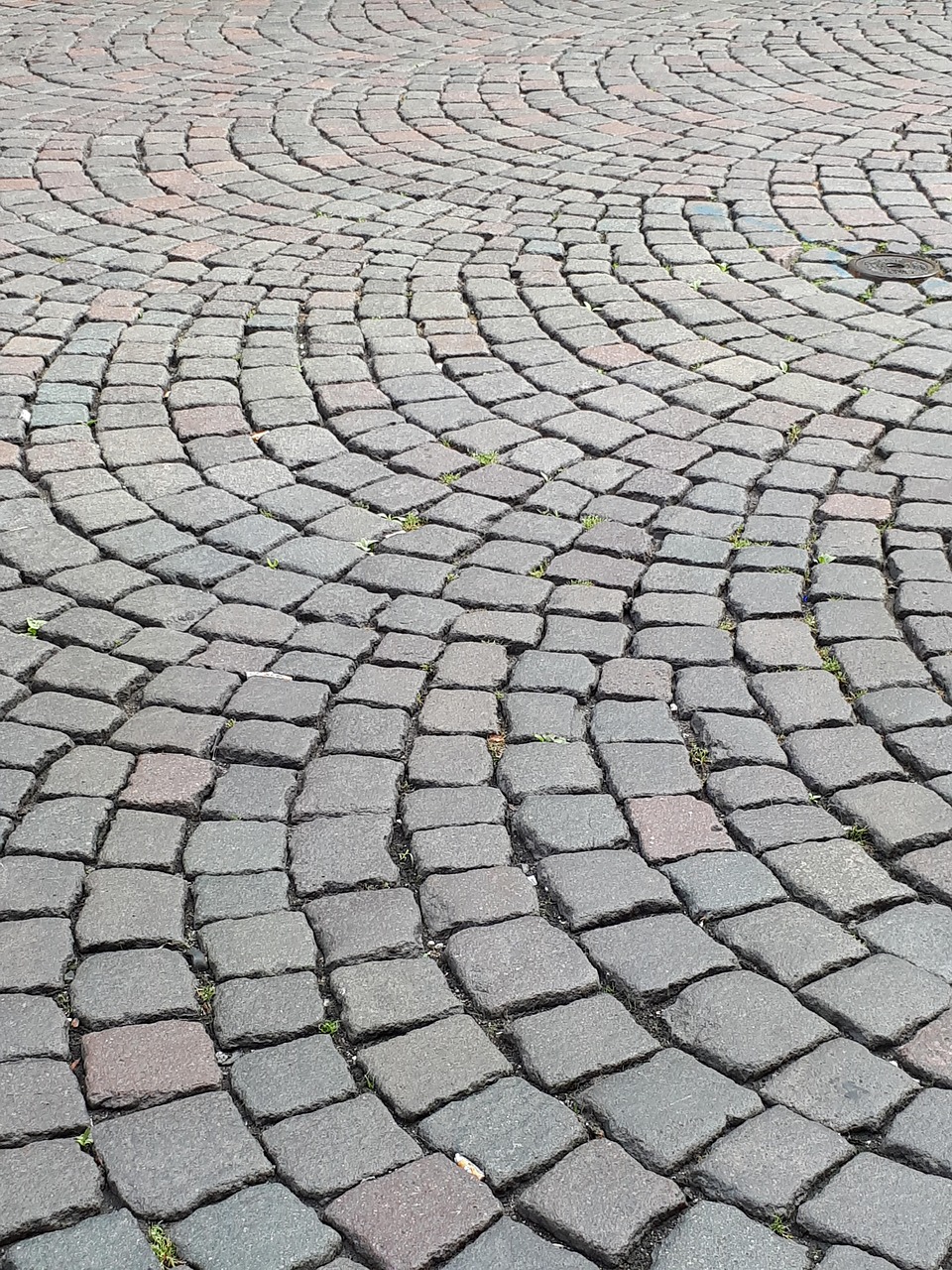 gray, pavement, stones, path, cobblestones, floor, dumplings, granite, cobblestone, road